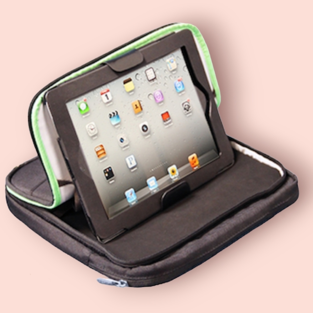 Trego Wearable Versatile Case for Apple iPad - Black & Green